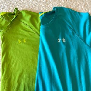 Set of two under armour tee. Athletic wear short sleev xl